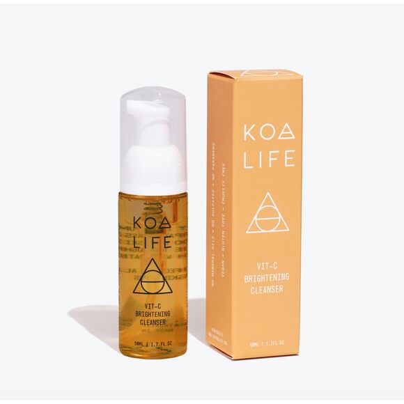 NIB KOA LIFE Vitamin C Brightening Facial Cleanser & Lip Treatment Bundle - Picture 3 of 12